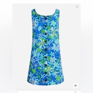 J. Crew Blue Sleeveless Sundress Scoop Neck Mini
